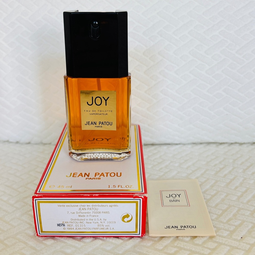 Jean Patou Joy Eau De‎ Toilette Vaporisateur 45 ml / 1.5 oz Unused Vintage 1998 - Picture 4 of 7